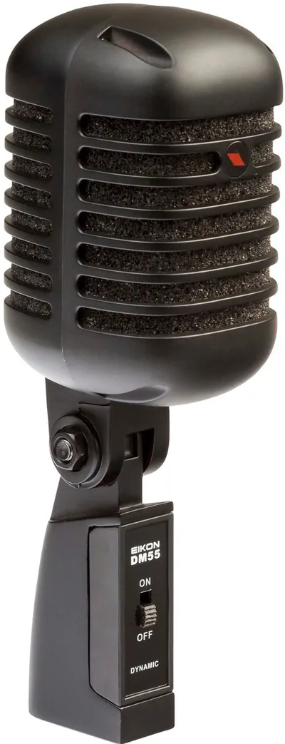 Микрофон EIKON DM55V2BK, динамический, кардиоидный, XLR 3-pin, чёрный