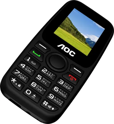 Мобильный телефон AOC 170 A, моноблок, 2 SIM, 1.77" 160x128, RTOS, GSM900/1800