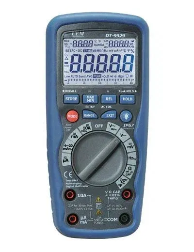 Мультиметр CEM DT-9939, 1000 В AC/DC, 10 А, 40 МОм, 4000 мкФ