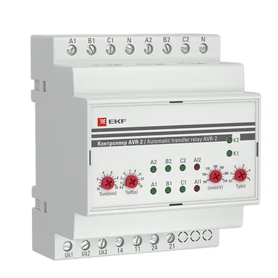Контроллер АВР EKF PROxima AVR-2, на 2 ввода, 90×75×60 мм