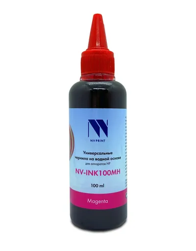Чернила NV Print NV-INK100MH, Magenta, 100мл, для HP
