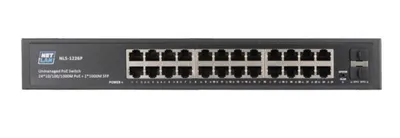 Коммутатор NETLAN NLS-1226P, 26-портовый, Gigabit PoE, 2×SFP, 320 Вт