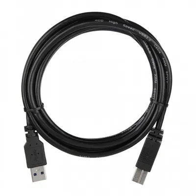 Кабель ACD ACD-U3ABM-20L, USB 3.0 Type-A – Type-B, 2м, черный