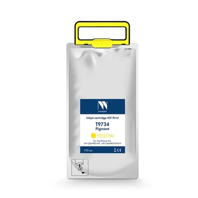 Струйный картридж NV Print T9734 (NV-C13T973400), жёлтый, 22 000 стр.