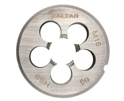 Плашка резьбонарезная ZALTAR ZA-10409, HSS, M16×2,0, 45×18 мм