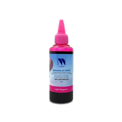 Чернила NV Print NV-INK100ULM, Light Magenta, водные, 100 мл