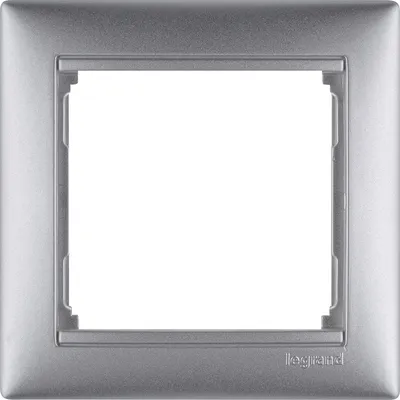 Рамка IEK VALENA 770151, 1-местная, алюминий, скрытый монтаж, IP20