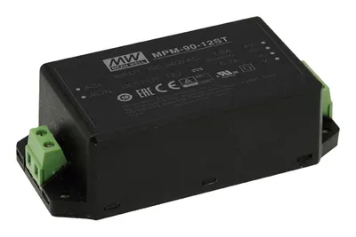 Источник питания AC-DC Mean Well MPM-90-12ST, 90Вт, 12В/6.7А, клеммы
