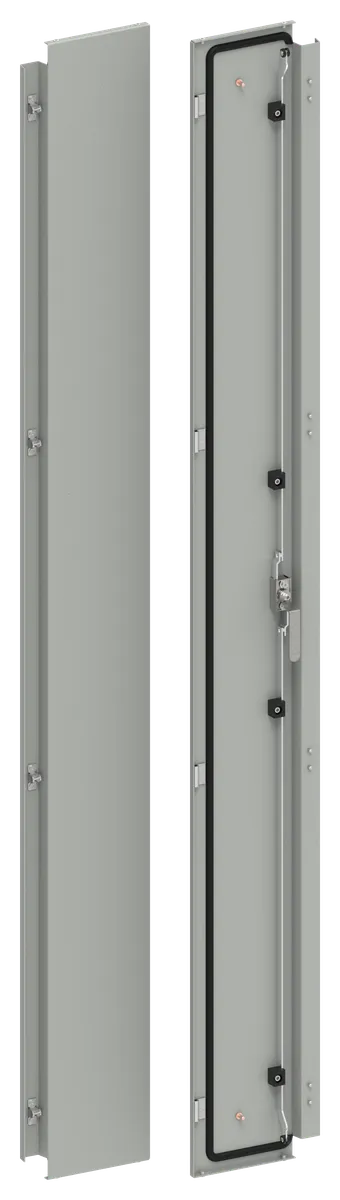 Дверь IEK FORMAT YKM40D-FO-DMD2-200-040, двустворчатая, 2000×1000 мм, сталь, серая