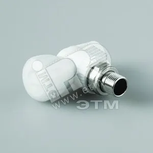 Кран шаровой PRO AQUA PA42110, 25 мм × 3/4", угловой, PPR, белый