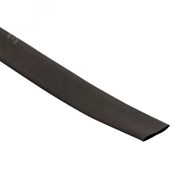 Трубка термоусадочная EKF tut-20-b-1m, 20/10, черная, 50 шт.