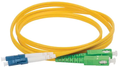 Патч-корд оптический ITK FPC09-SCA-LCA-C2L-5M, SM OS2, SC/APC-LC/APC, Duplex, LSZH, 5м