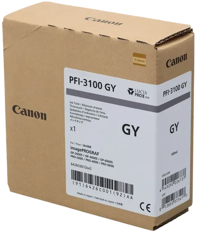 Картридж Canon PFI-3100PGY, фотографический серый, 160 мл