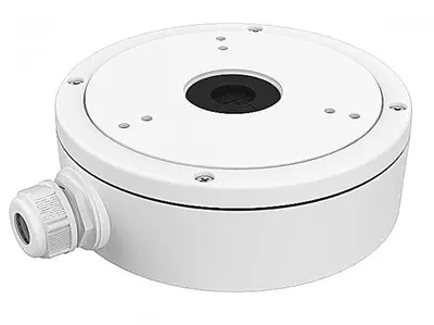 Монтажная коробка Hikvision DS-1280ZJ-DM22, для купольных камер, алюминий, 137×164,7×53,4 мм
