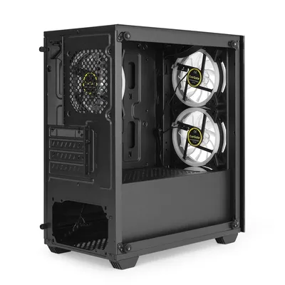 Корпус ExeGate Mistery X2 EX294382RUS, MiniTower, mATX, без БП, 4×120 мм RGB