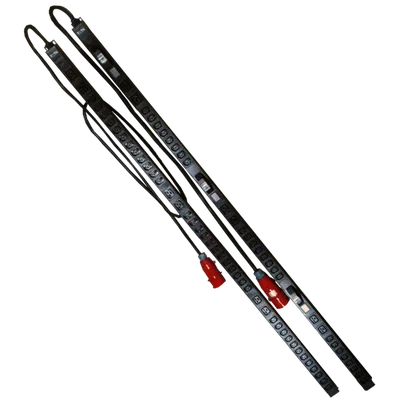 Блок розеток LANMASTER TWT-PDV3-6x36-16A-NNC-001, 3-фазный, 6×C19 + 36×C13, 16 А