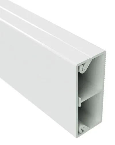 Кабель-канал DKC 00314, 50×20 мм, L2000, с перегородкой, белый