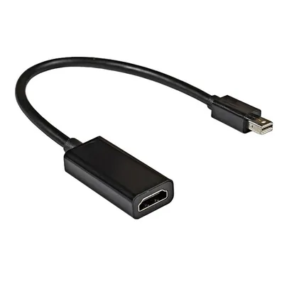 Кабель-переходник ExeGate EX-mDPM-HDMIF-0.15, miniDisplayPort (m) — HDMI (f), 0,15 м
