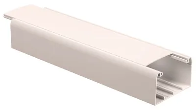 Кабель-канал IEK CKK40-080-040-1-K01, 80×40 мм, 2000 мм, ПВХ, белый