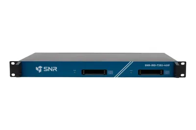 Приёмник SNR SNR-IRD-T2S2-40IP, 8 ВЧ входов, DVB-C/T/T2/S/S2/S2X, 1U