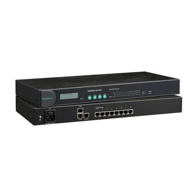 Консольный сервер MOXA CN2650-16-2AC, 16 портов RS-232/422/485, 2×Ethernet, 19"