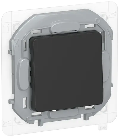Переключатель IEK INSPIRIA 6736791, 1-клавишный, схема 6, 10 А, IP44