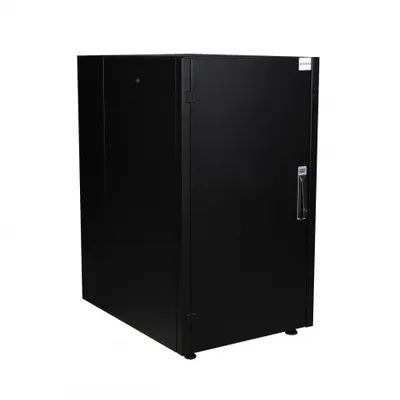 Шкаф напольный Datarex DR-710011, 19", 20U, 600×800 мм, металл, чёрный
