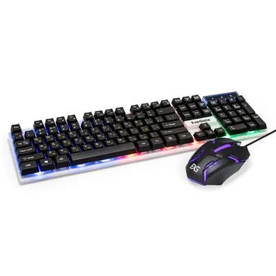 Комплект ExeGate Professional Standard Combo MK140, клавиатура 104 кл. + мышь 1000 dpi, USB