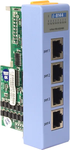 Коммуникационный модуль ICP DAS I-8144 CR, 4 порта RS-422/485, RJ45