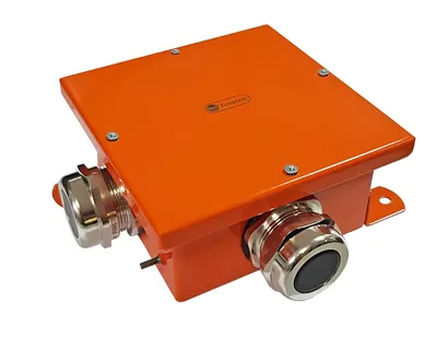 Коробка распределительная Экопласт SMB120 56014, сталь, 120×120×60 мм, IP66, оранжевая