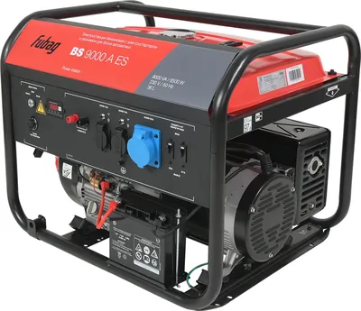 Генератор FUBAG BS 9000 A ES (641092), бензиновый, 9 кВт, 220 В, бак 36 л