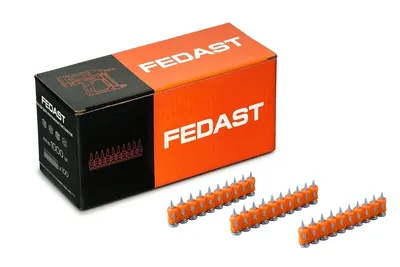 Гвозди Fedast fd3032mgbp, 3,0×32 мм, кованые, для монтажного пистолета, 1000 шт