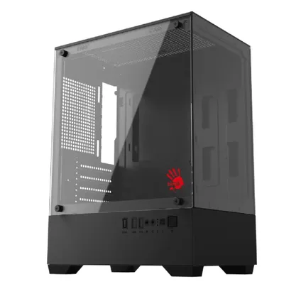 Корпус A4Tech Bloody CC-125-BK, mATX, без БП, чёрный