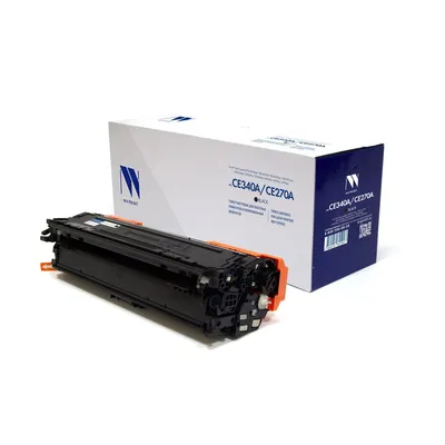Картридж лазерный NV Print NV-CE340A/CE270ABk, для HP Color LaserJet 700/M775/CP5525, черный, 13500 стр