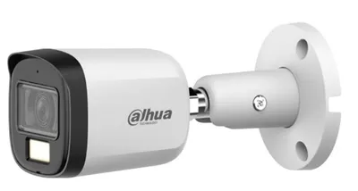 Видеокамера Dahua DH-HAC-B1A51P-U-IL-0280B-S2, уличная цилиндрическая HDCVI, 5 Мп, двойная подсветка