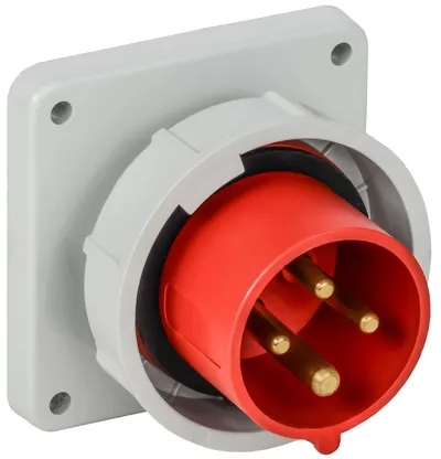 Вилка CEE IEK ССИ-3142, 16 А, 380 В, 3P+PE, 6ч, IP67