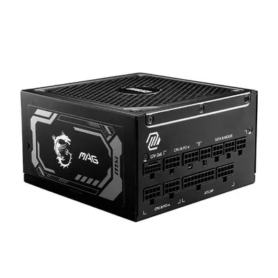 Блок питания MSI MAG A1000GL PCIE5, 1000 Вт, 80+ Gold, ATX 3.1, модульный