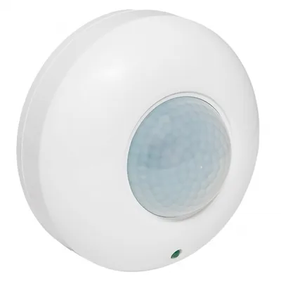 Датчик движения EKF MS-20B dd-ms-20B, ИК, потолочный, 1200Вт, 360°, до 6м, IP20