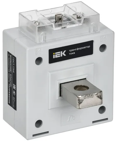 Трансформатор тока IEK ТОП-0,66 ITP10-2-05-1000, 1000/5 А, 5 В·А, класс 0,5, 660 В