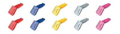Клипсы Knipex KN-006110CV01 ColorCode Clip, 5 цветов, 10 шт