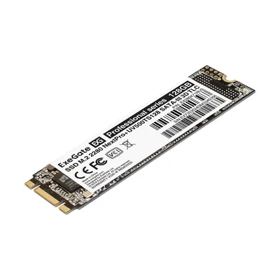 SSD Exegate Next Pro+ EX280471RUS, 128 ГБ, M.2 2280, SATA 6 Гбит/с