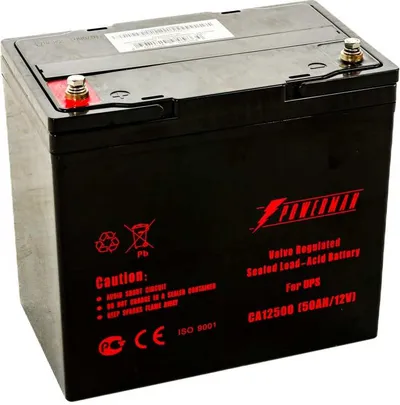 Аккумулятор Powerman CA12500, 12В 50Ач, AGM