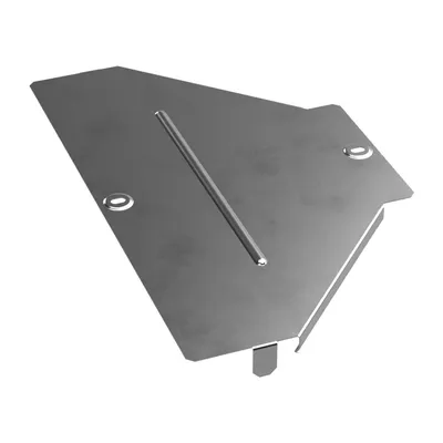 Крышка переходника Промрукав PR16.5975, INOX AISI 304, 400×150