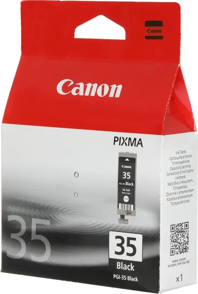 Картридж струйный Canon PGI-35Bk (1509B001), черный, пигментные чернила, 191 стр.