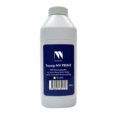 Тонер + девелопер NV Print NV-XR6510-PR-250gY, жёлтый, 250 г