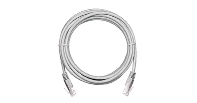 Патч-корд NETLAN EC-PC4UE55B-BC-PVC-005-GY-10, UTP кат.6, 0.5м, серый, 10 шт