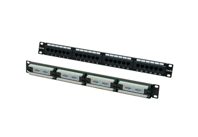 Патч-панель SNR SNR-UD-1U24-5E-H-LC, 19", 1U, 24 порта, cat.5e, неэкранированная
