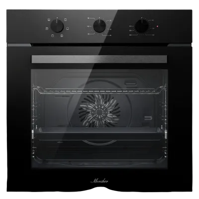 Духовой шкаф Monsher MOE 6023 Static T Noir, 78 л, 310 °C, 6 режимов