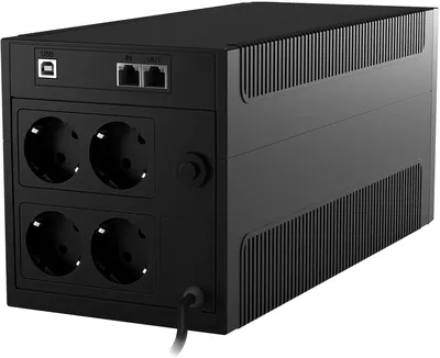 ИБП Powercom RPT2200EULCD, линейно-интерактивный, 2200ВА/1320Вт, LCD, 4×EURO, USB