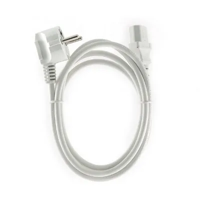 Кабель питания Cablexpert PC-186W-VDE, Schuko-C13, 1.8м, белый